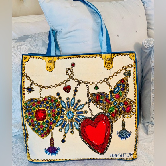 Brighton Colorful Heart and Jewel Tote